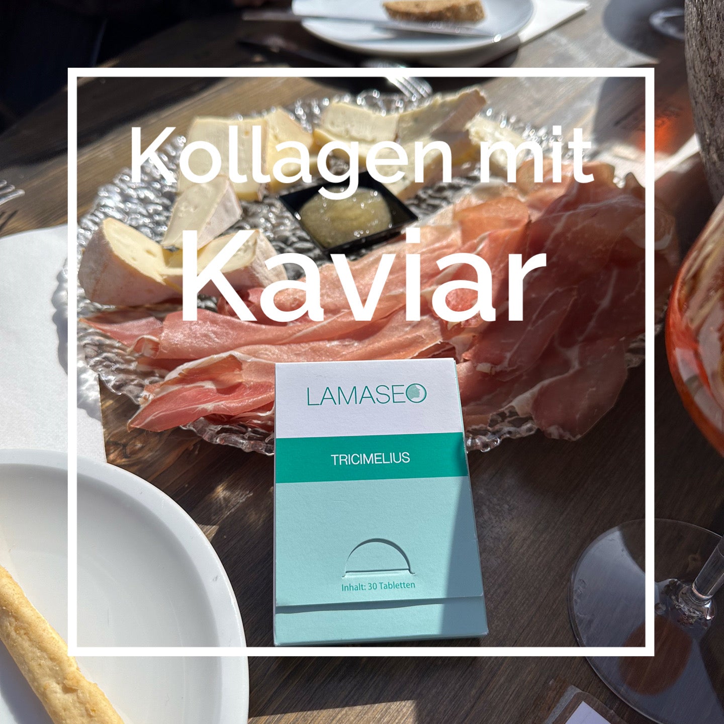 Tricimelius KOLLAGEN- 90 Tabletten für die jugendliche Leuchtkraft mit bestem Kaviar